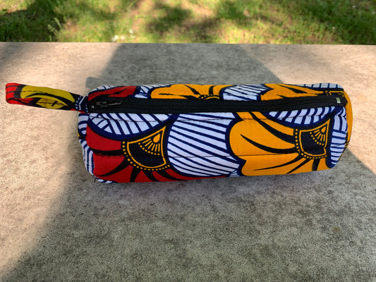 Mehrzweck-Wachs-Federmäppchen | Ideal für Stifte, Make-up und mehr