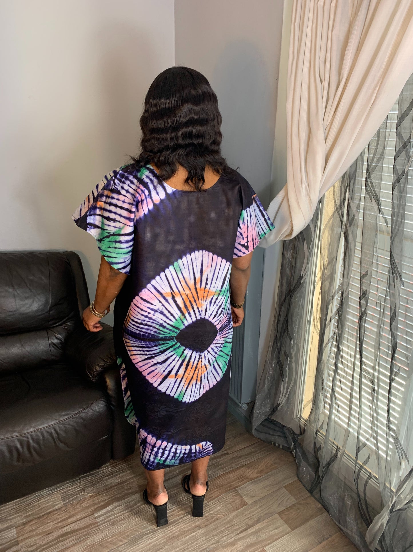 Bazin Dress Multicolor