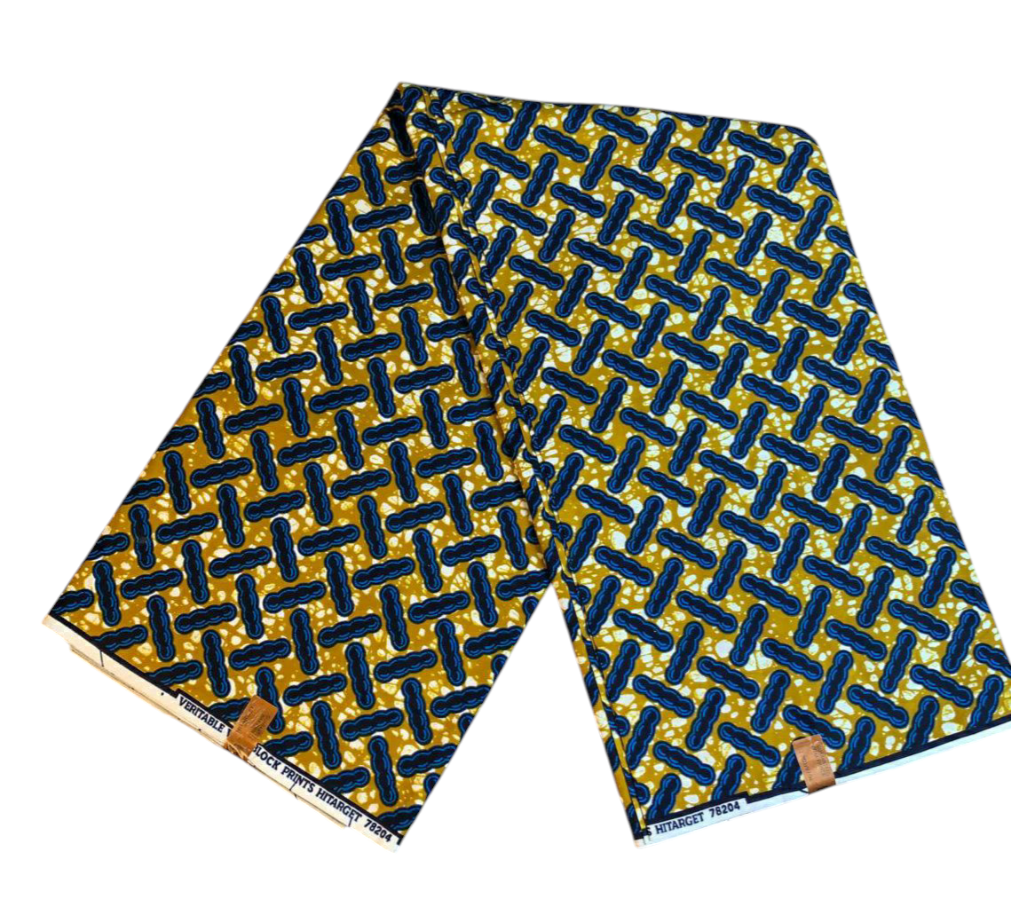 Tissus Wax Africain 100% Coton Ankara 1 à 6 Yards Wax Hitarget