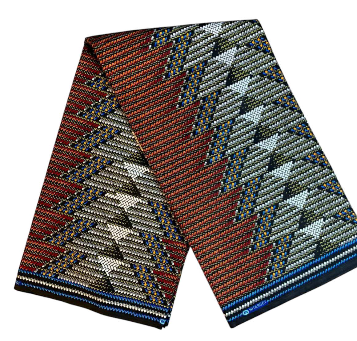 Tissus Wax Africain 100% Coton Ankara 6 yards Wax Hitarget Authentique Collection Ahoussaba
