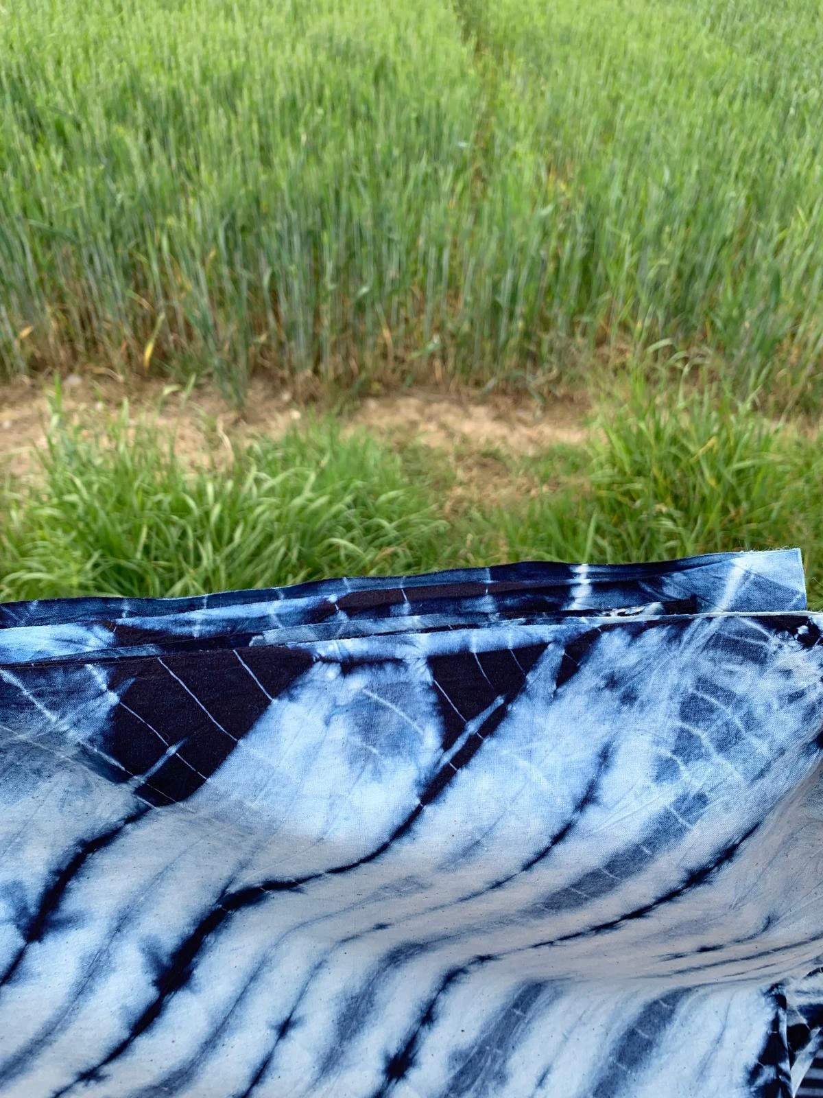 Natural Indigo Cotton Fabric - Quality Artisan Dye