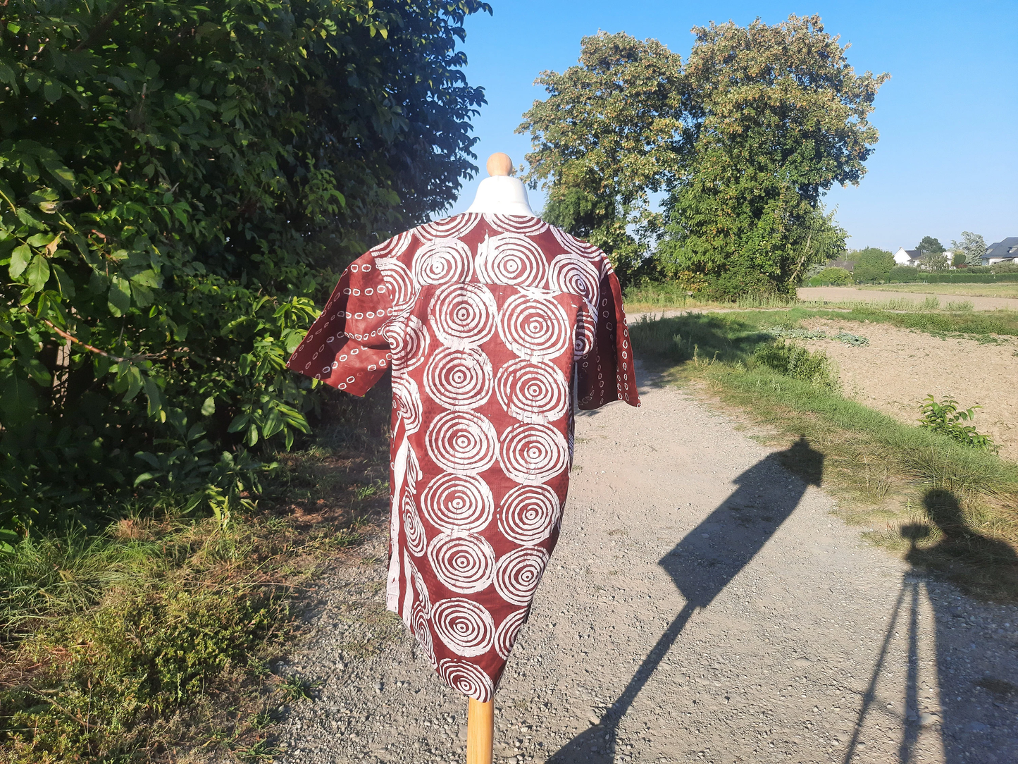 Chemise Homme Bazin Batik Kampala Adire