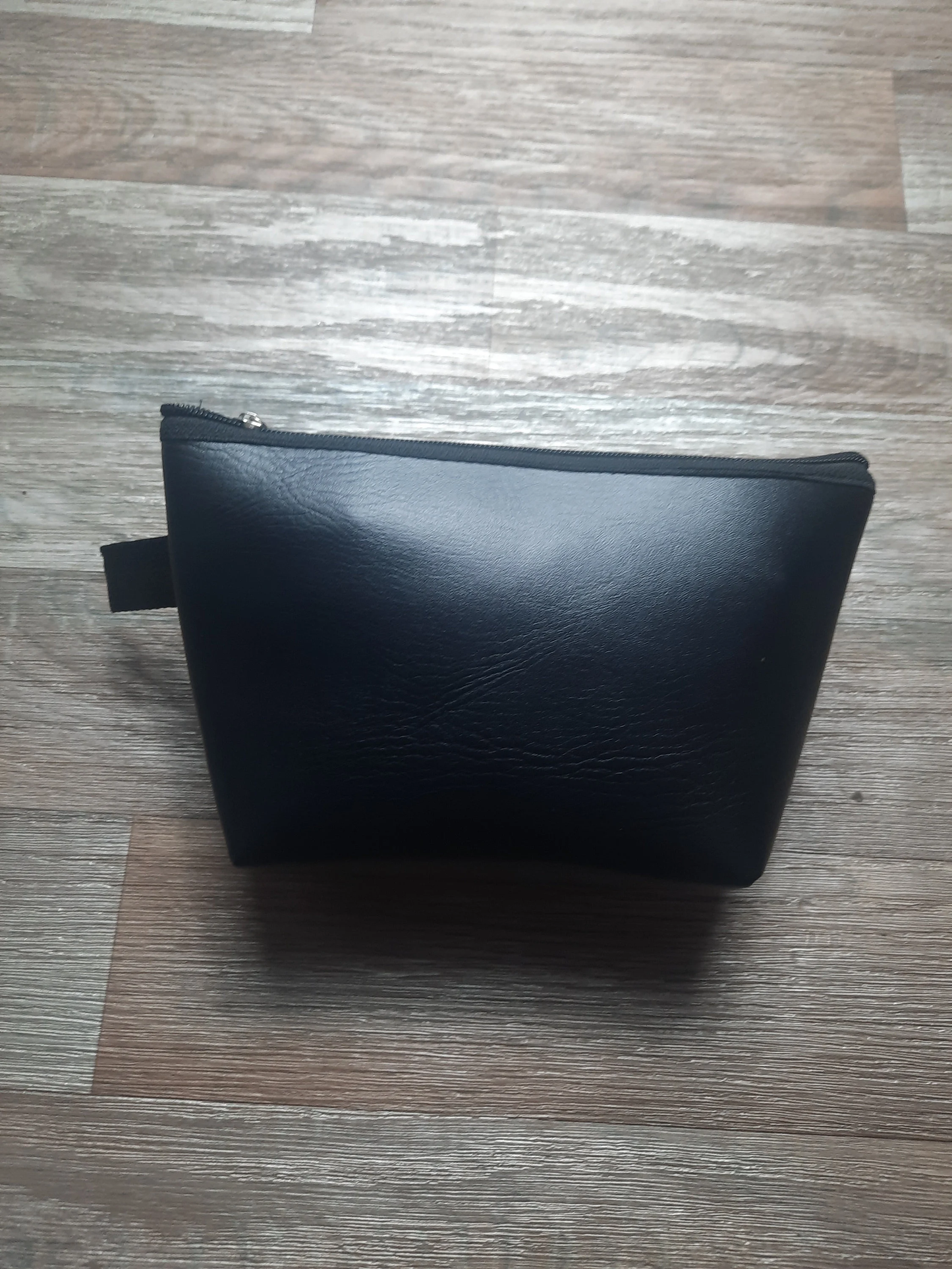 Toiletry bag in Wax and faux leather - Versatile makeup bag for travel