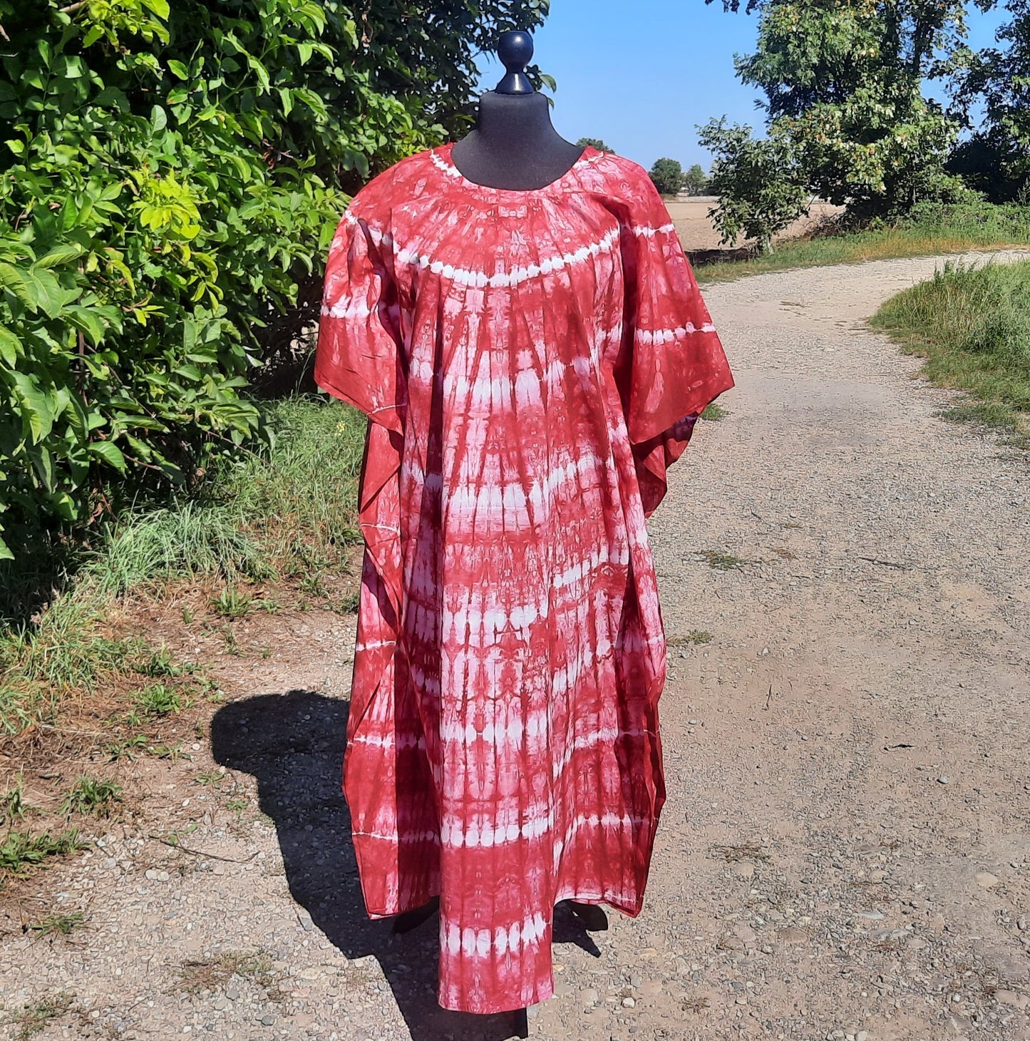 Robe Longue  Batik Rose