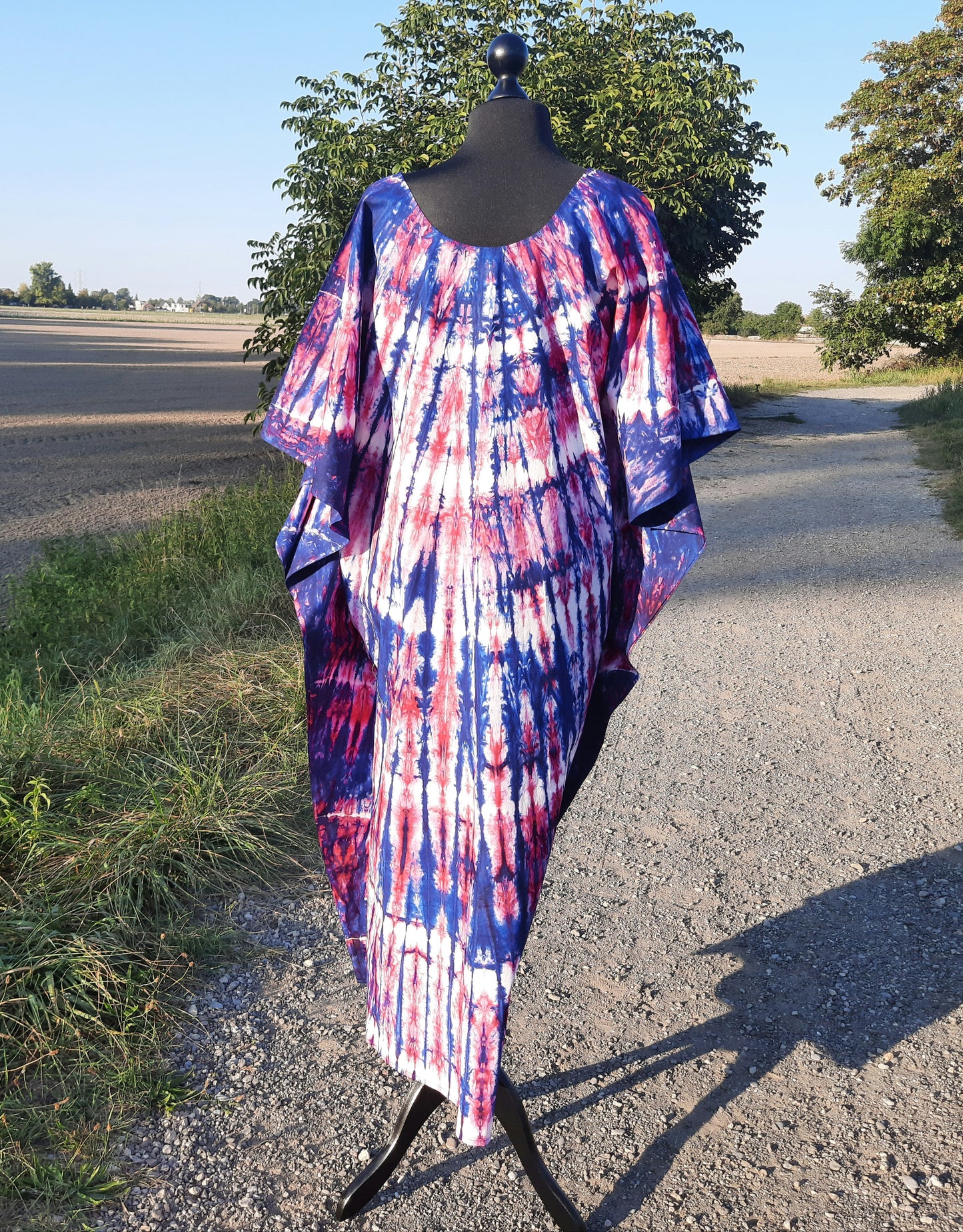 Boubou Batik Long Dress Multicolor