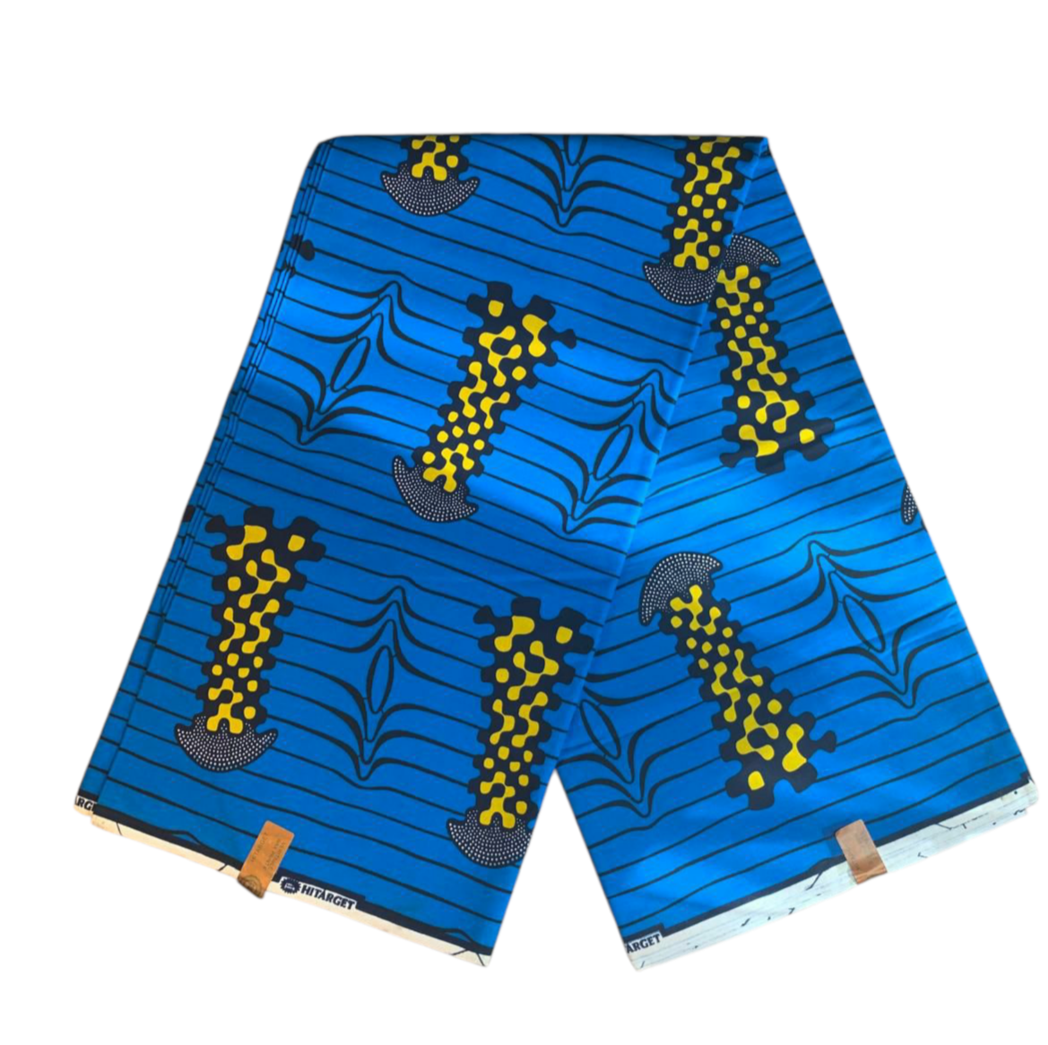 Tissus Wax Africain 100% Coton Ankara Design 1 à 6 yards Wax Hitarget Authentique  Collection Design vintage Yoruba.