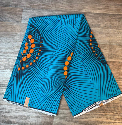 Tissus Wax Africain 100% Coton Ankara  1 à 6 yards Wax Hitarget