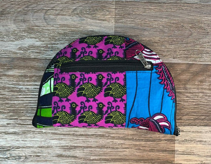 Tote Bag Patchwork En Wax. Wax 100% Coton XL Pliable avec Fermeture Éclaire. Wax de qualité supérieure