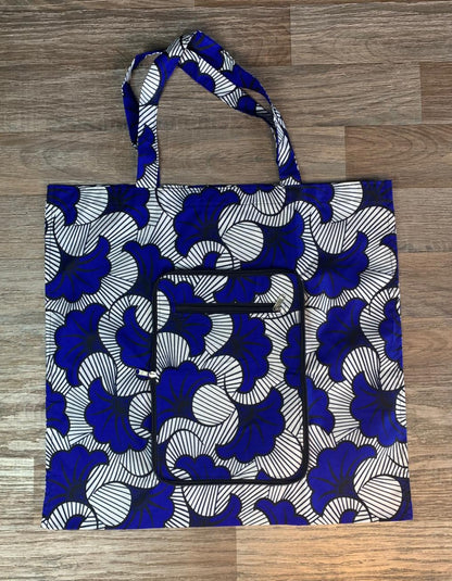 Tote Bag en Wax Carré