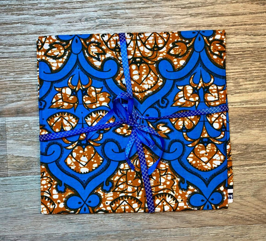 Pagnes en Wax Africain 100% Coton - 2 yards Motif : Ma chérie ne me tourne pas le dos