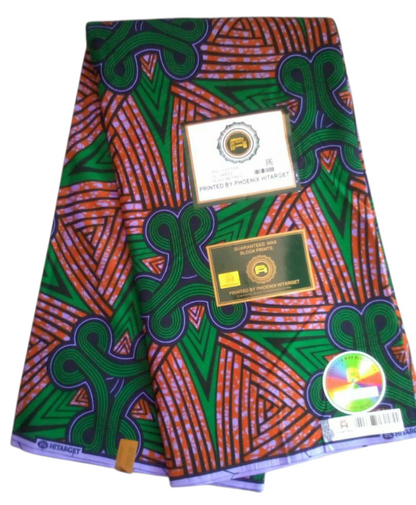 Tissus Wax Africain 100% Coton Ankara 1 à 6 yards Wax Hitarget