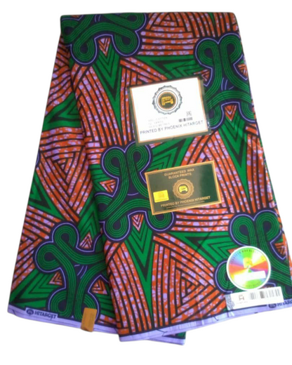 Tissus Wax Africain 100% Coton Ankara 1 à 6 yards Wax Hitarget