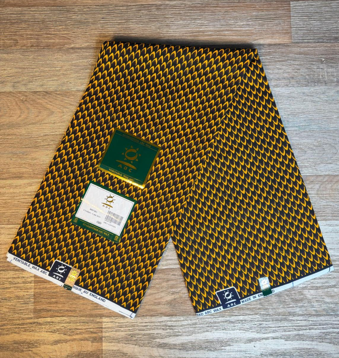 Tissus Wax 1 à 12 yards Wax Abc  African Wax 100% Coton Ankara