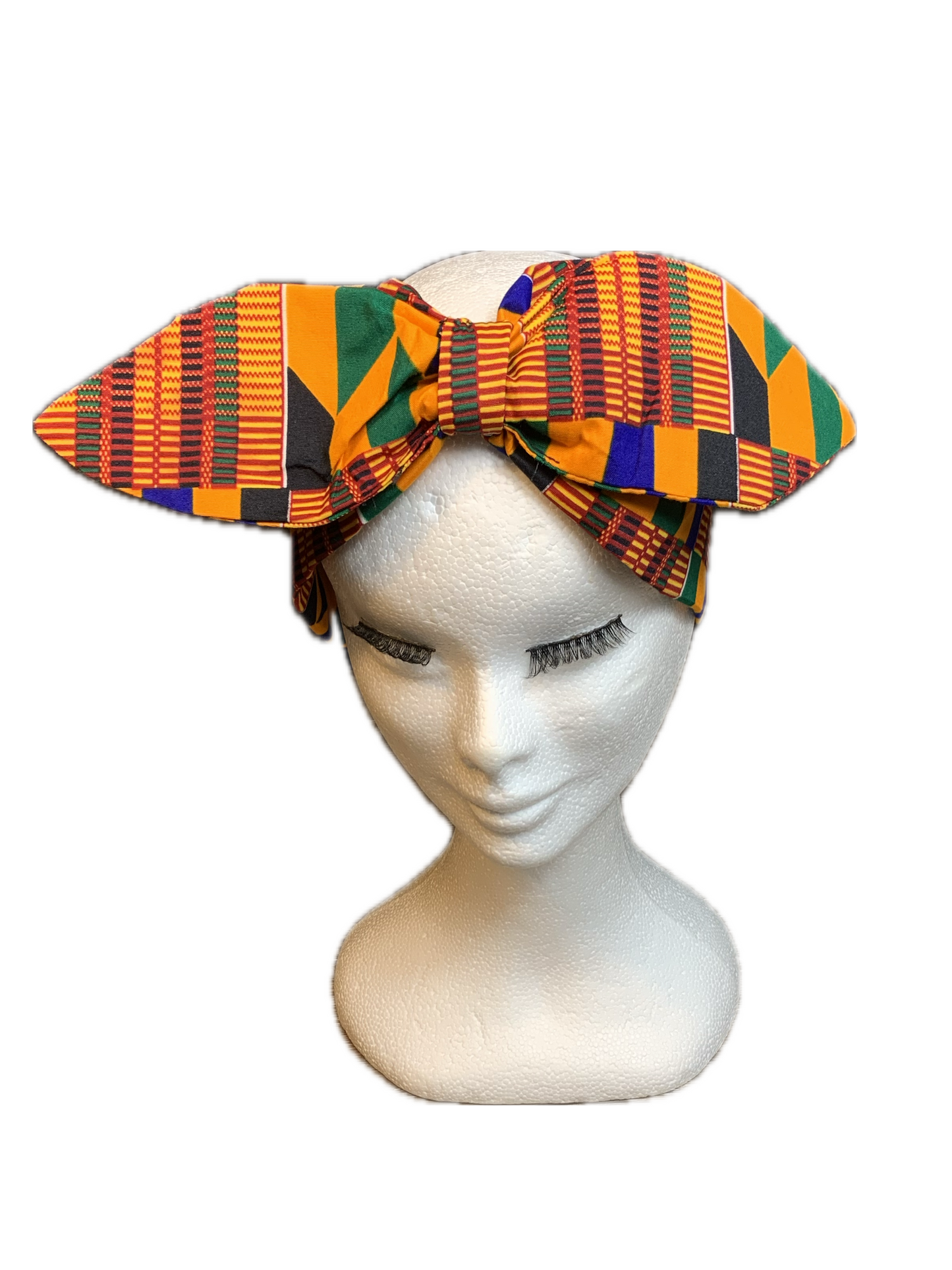 Wachs-Krawatten-Stirnband | Modeaccessoire aus afrikanischem Stoff