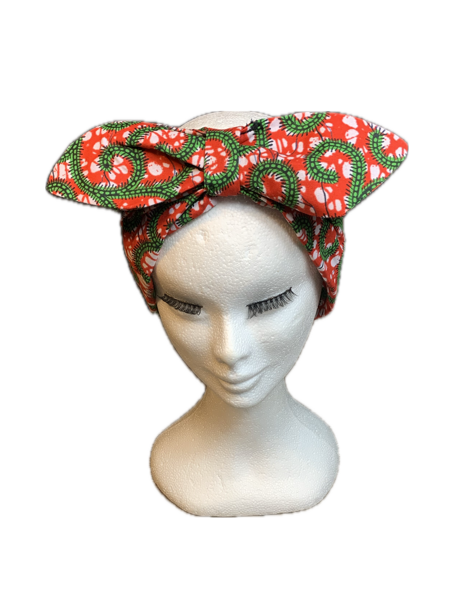 Wachs-Krawatten-Stirnband | Modeaccessoire aus afrikanischem Stoff