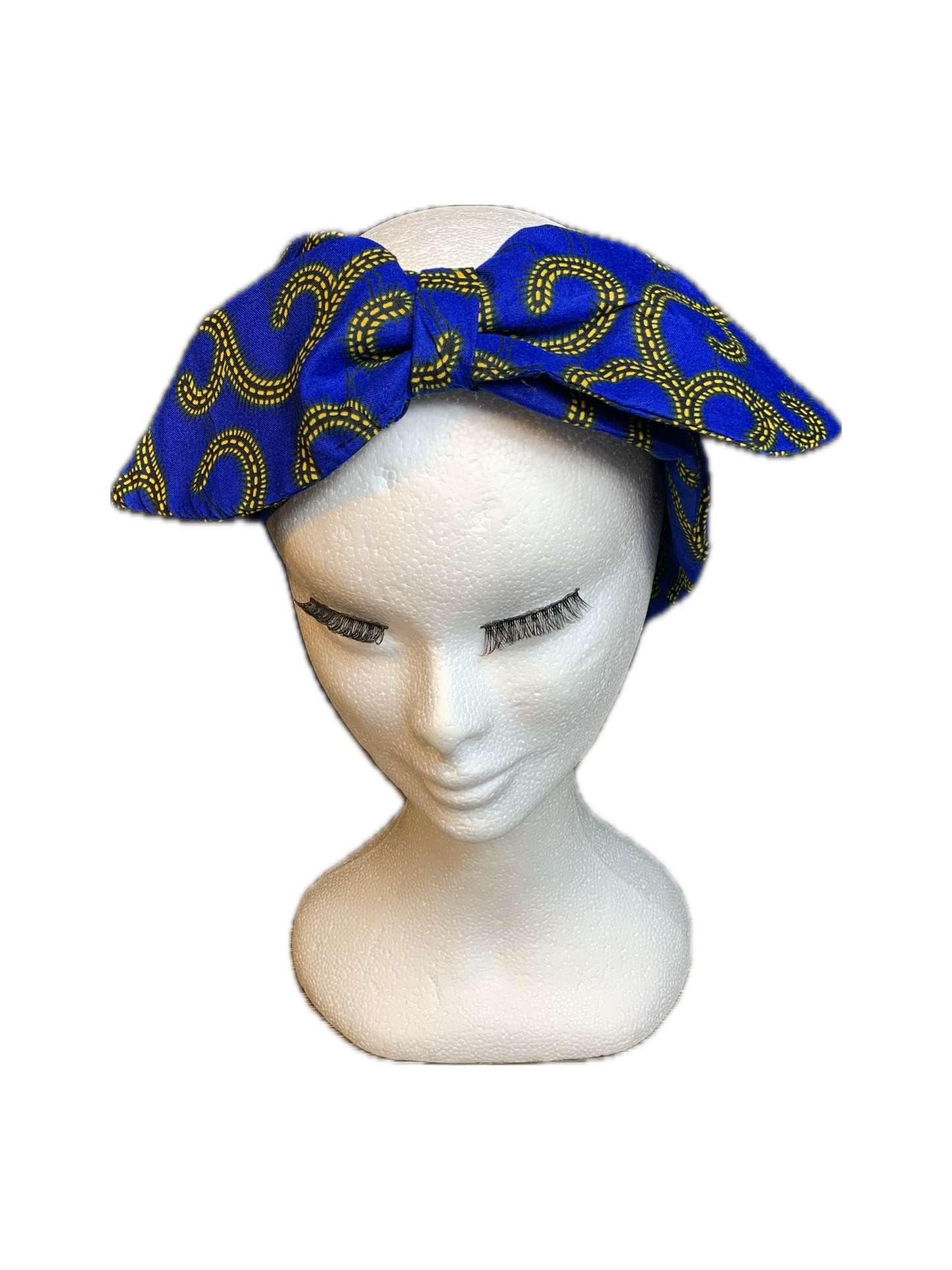 Wachs-Krawatten-Stirnband | Modeaccessoire aus afrikanischem Stoff