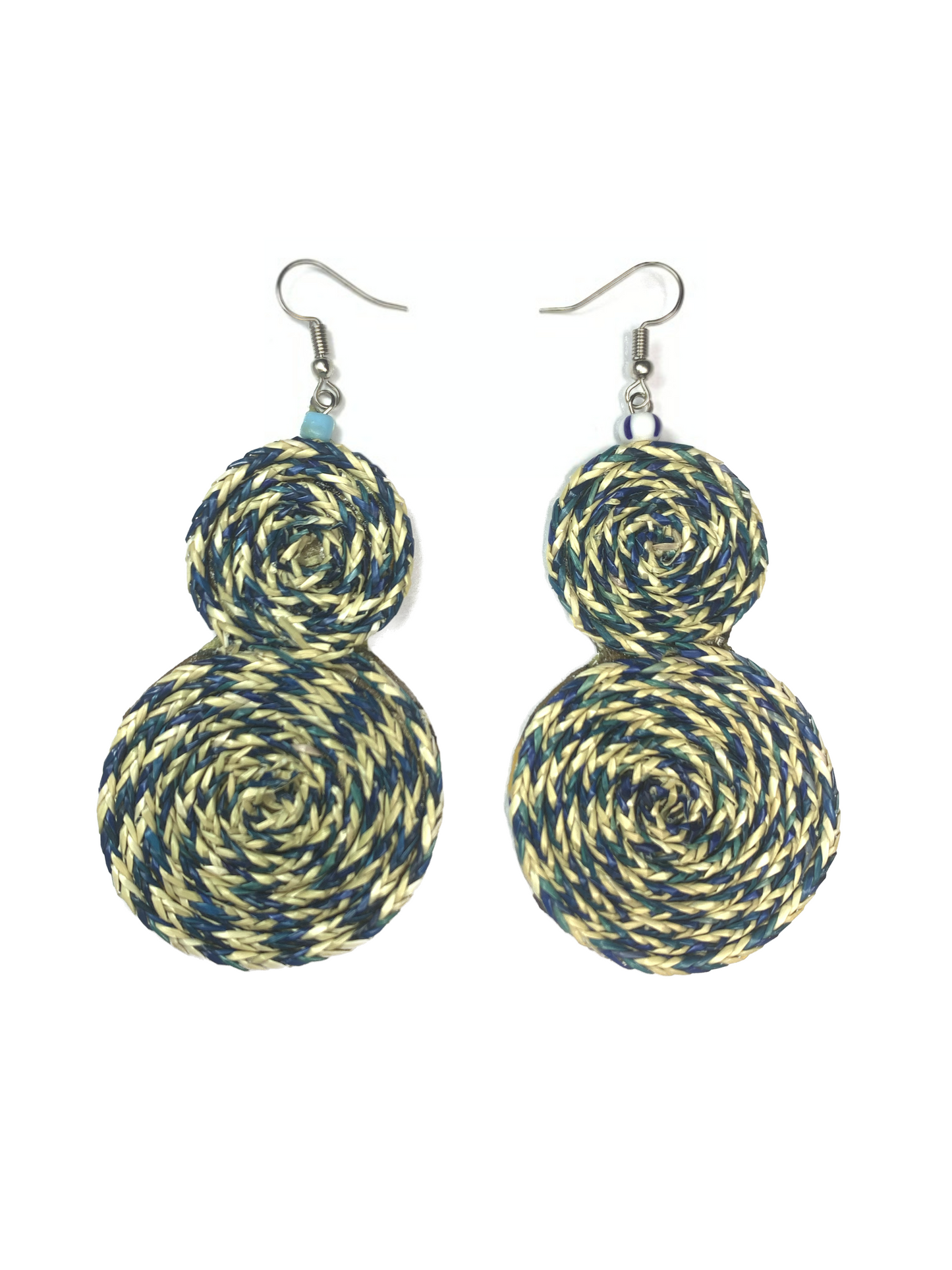 Raffia earrings