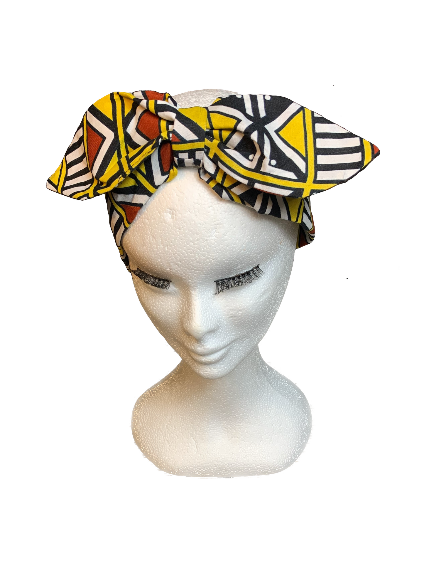 Wachs-Krawatten-Stirnband | Modeaccessoire aus afrikanischem Stoff