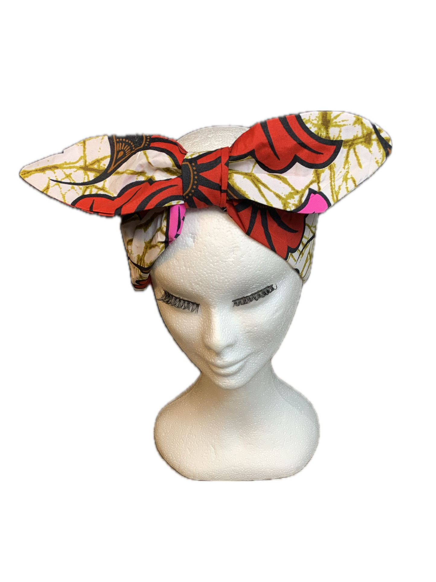 Wachs-Krawatten-Stirnband | Modeaccessoire aus afrikanischem Stoff