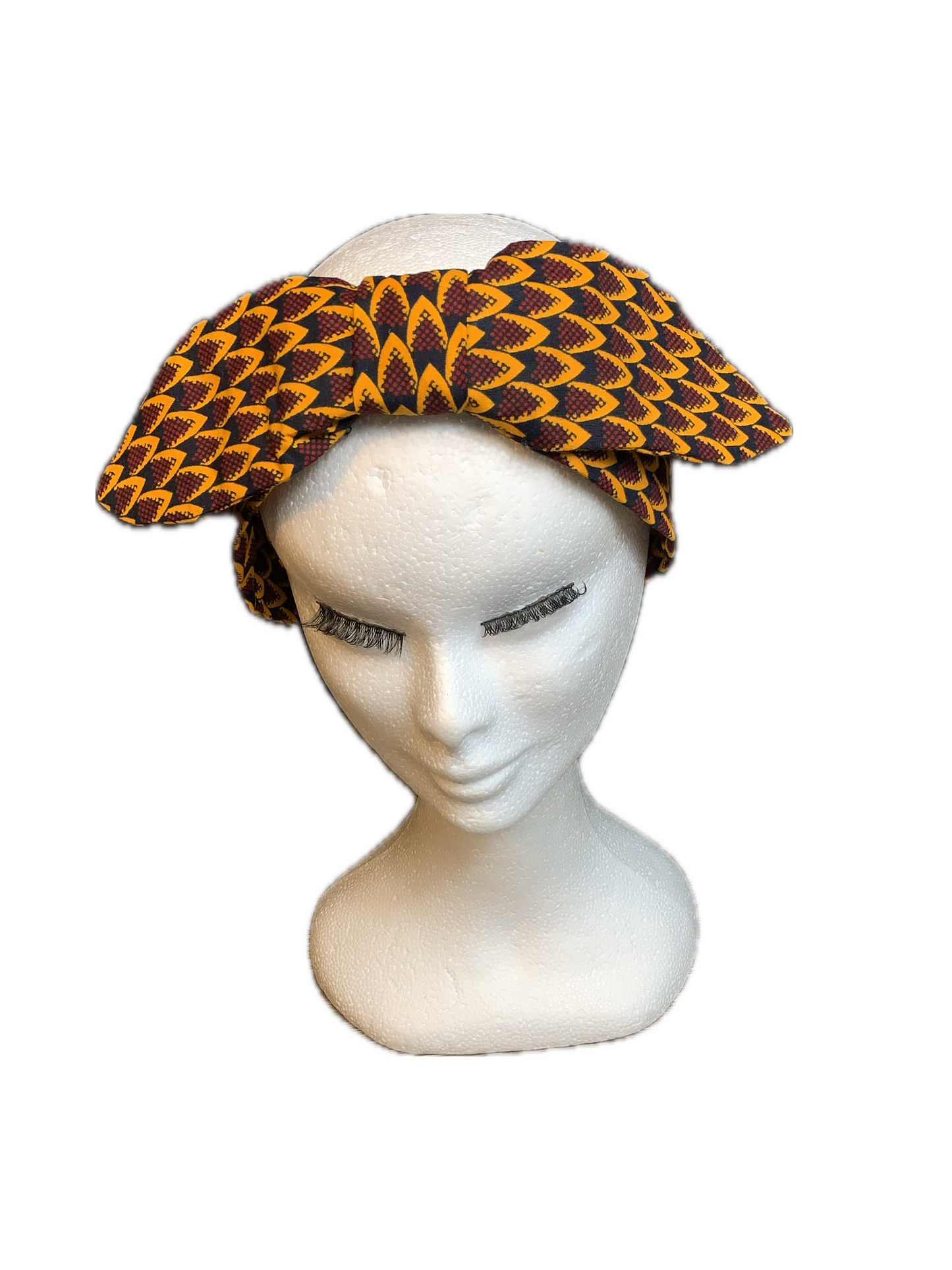 Wachs-Krawatten-Stirnband | Modeaccessoire aus afrikanischem Stoff