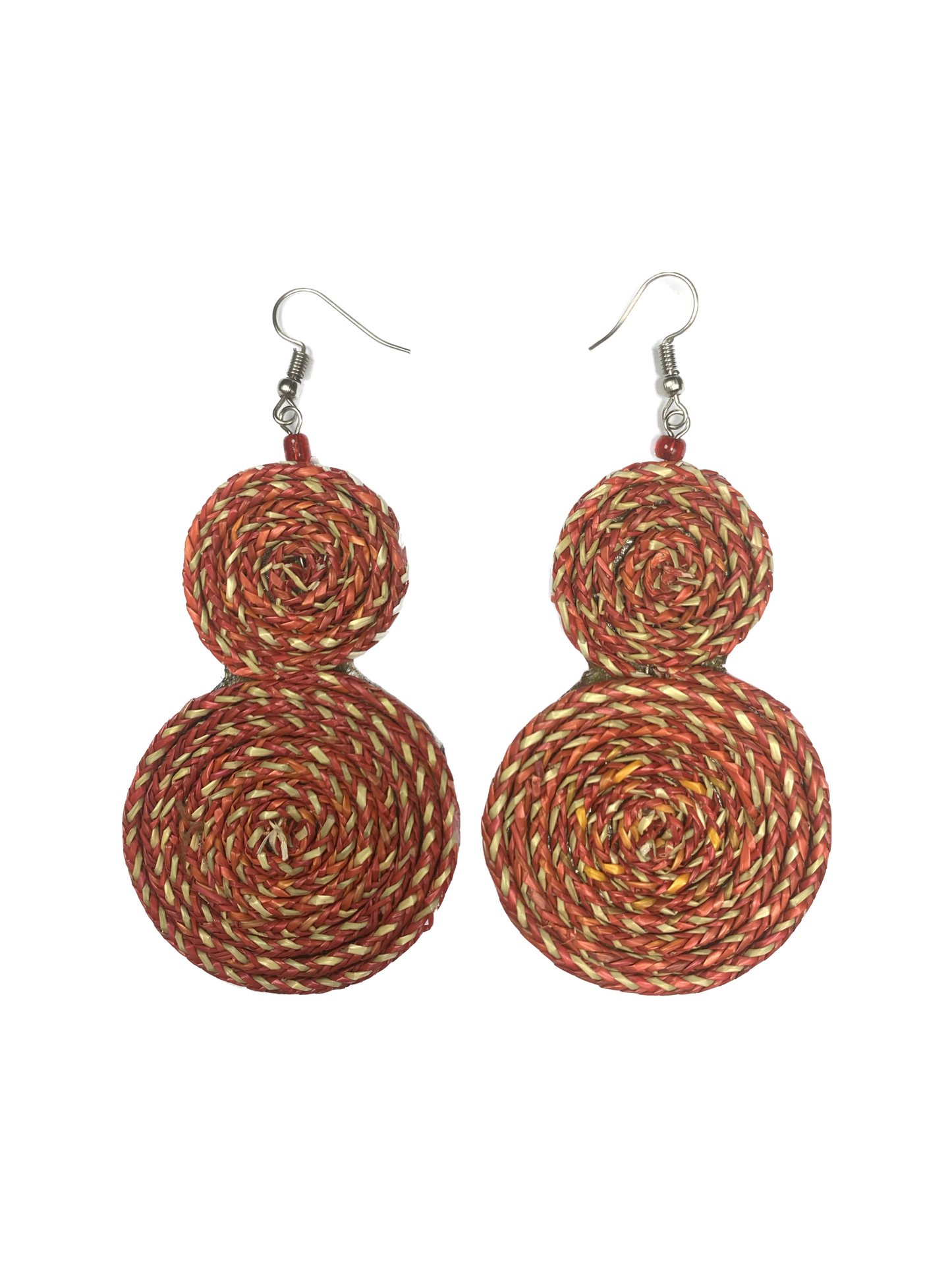 Raffia earrings