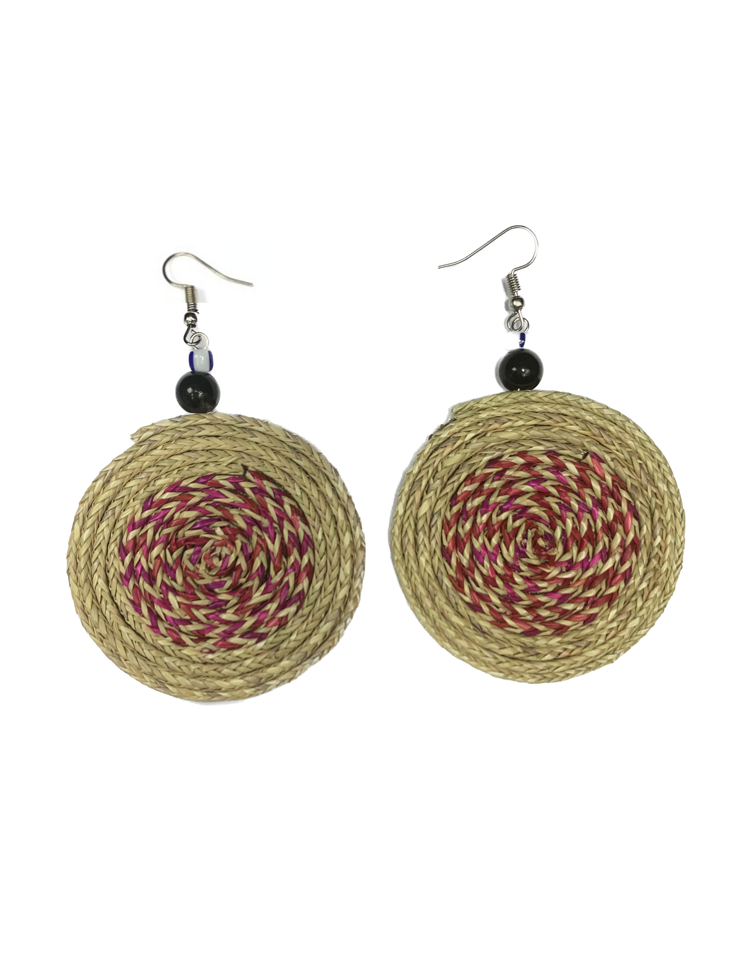 Handmade Raffia Earrings | Natural Elegance and Originality