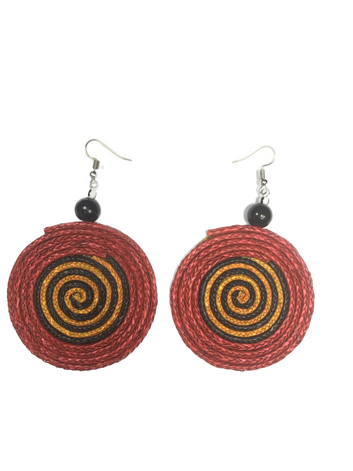 Handmade Raffia Earrings | Natural Elegance and Originality