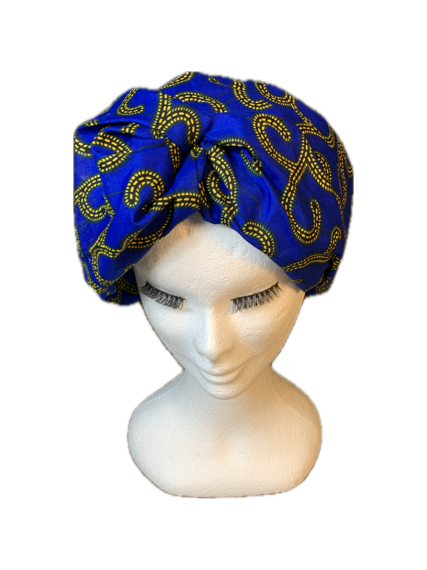 Gekreuztes Wachs-Stirnband | Modeaccessoire aus afrikanischem Stoff