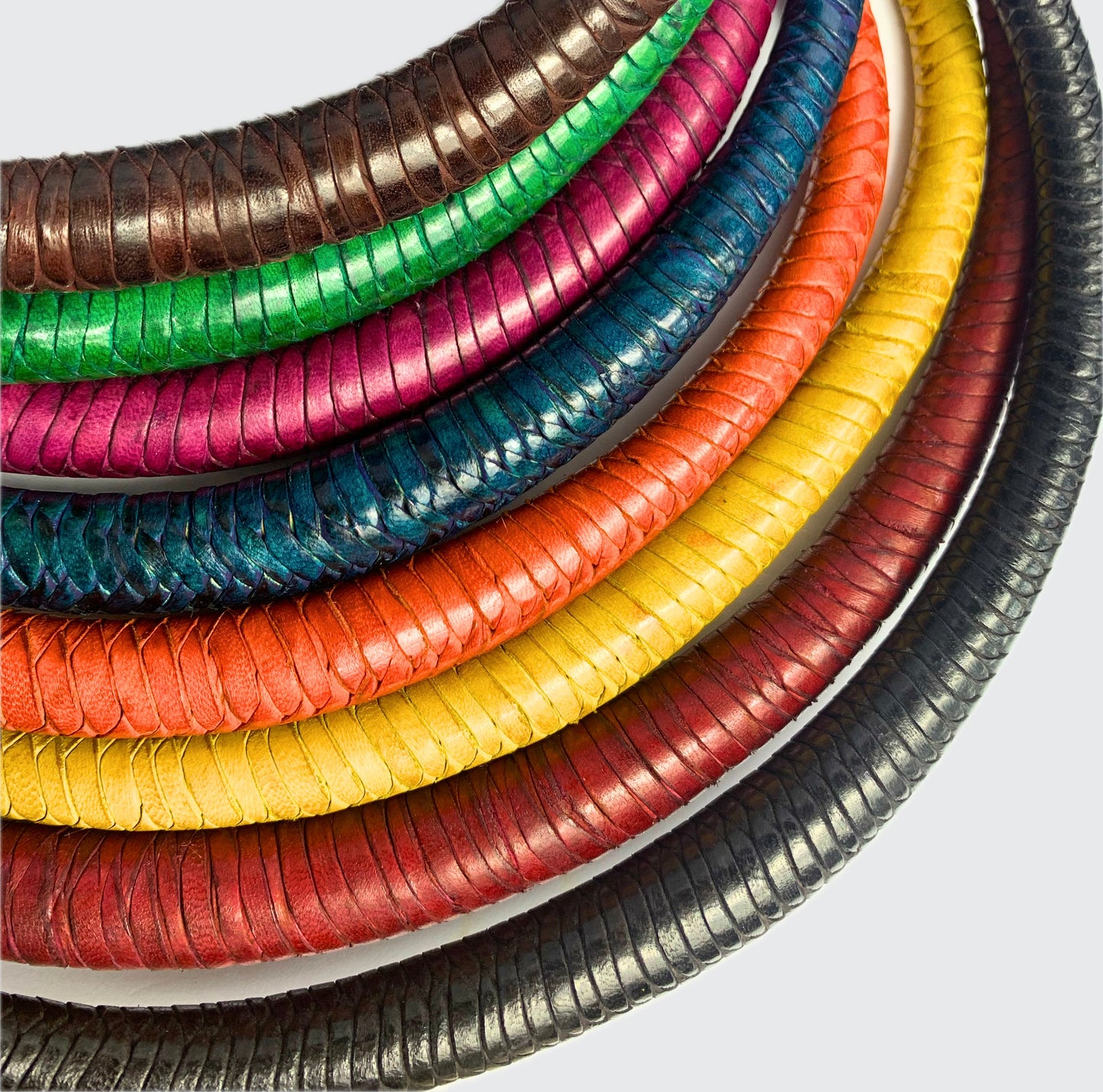 Guongue Braided Leather Necklace from Burkina Faso | Unique and Elegant Jewelry