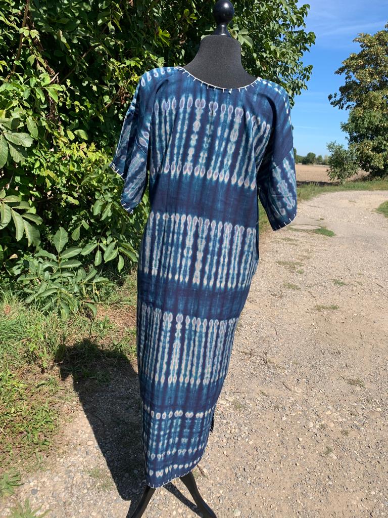 Robe Longue Indigo Batik Exclusive