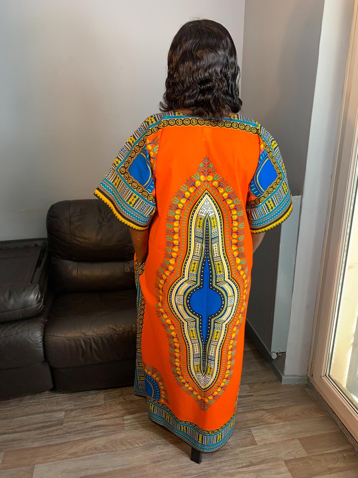 Robe Longue Dashiki  Authentique Mama & Papa