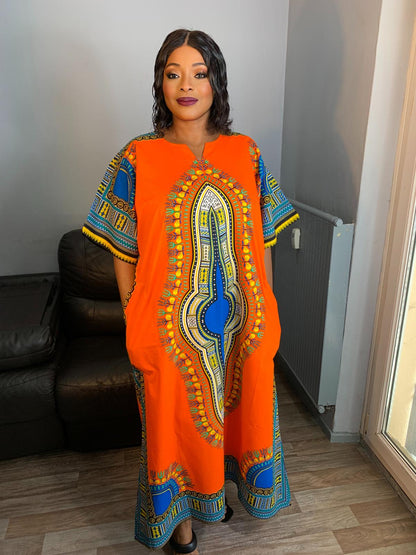 Robe Longue Dashiki  Authentique Mama & Papa