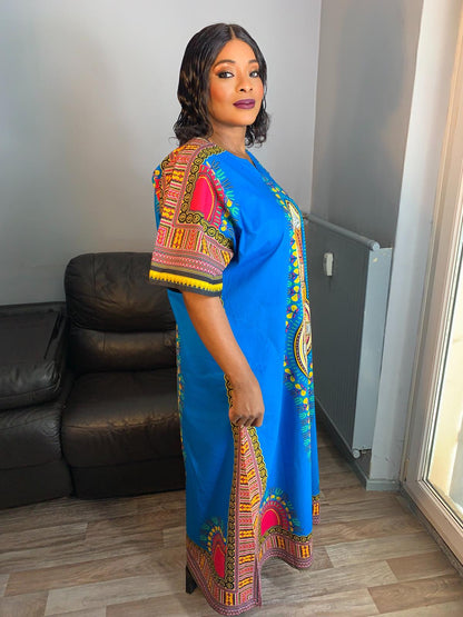 Robe Longue Dashiki  Authentique Mama & Papa