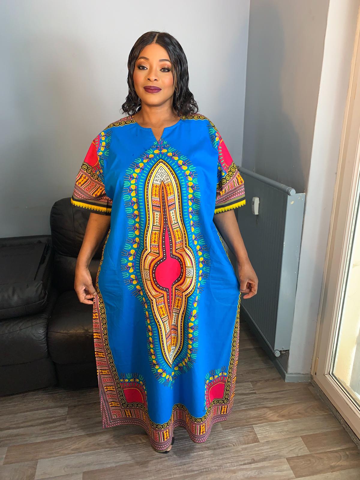 Robe Longue Dashiki  Authentique Mama & Papa