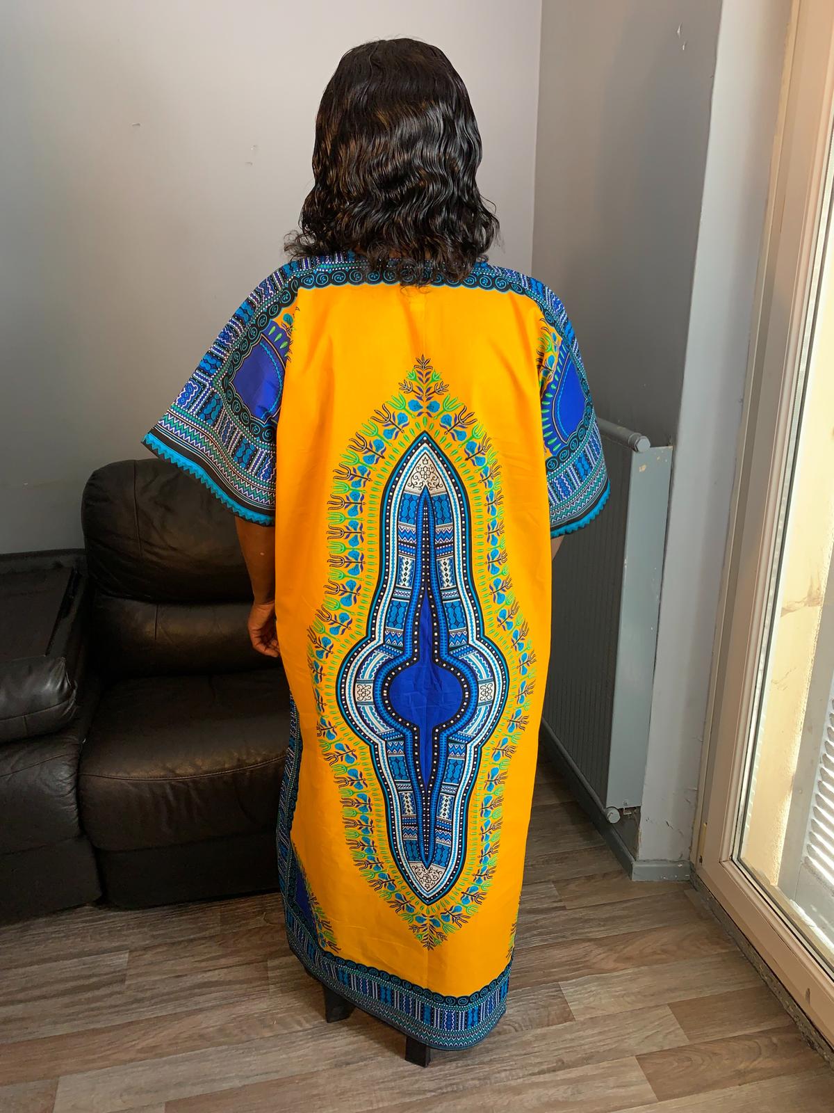 Robe Longue Dashiki  Authentique Mama & Papa