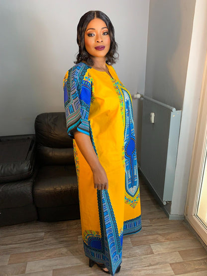 Robe Longue Dashiki  Authentique Mama & Papa