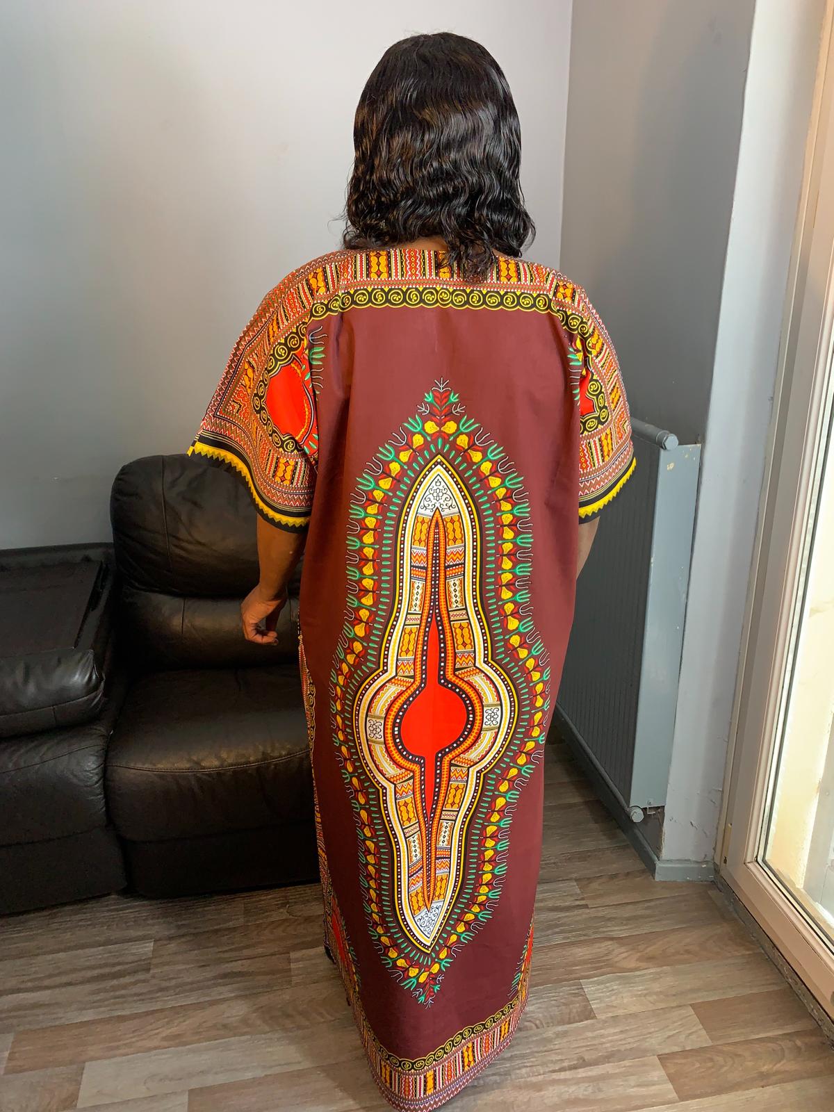 Robe Longue Dashiki  Authentique Mama & Papa