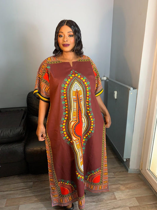 Robe Longue Dashiki  Authentique Mama & Papa