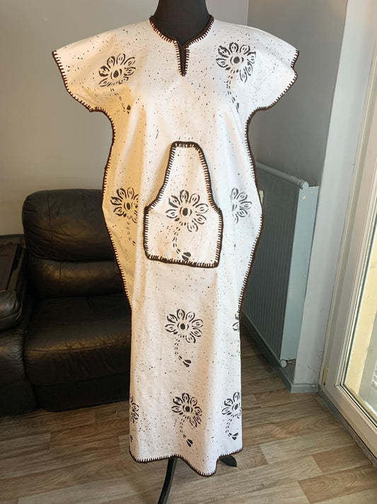 Robe Bogolan a motif 100% coton