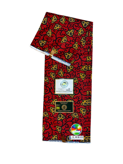 Tissus Wax Africain 100% Coton Ankara Design, 6 et 12 yard Wax Hitarget Authentique Collection