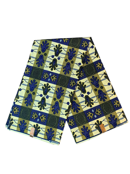 Tissus Wax Africain 100% Coton Ankara  1 à 6 yards Wax Hitarget Authentique  Collection Ankara Design