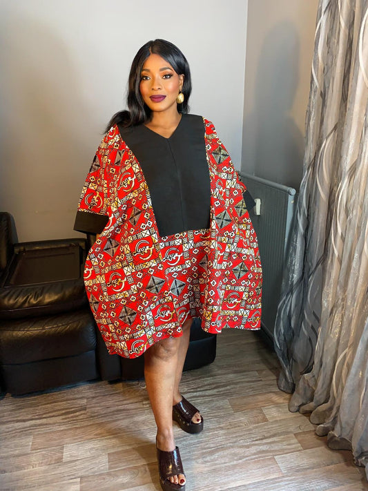 Robe Wax Et Achorké – Héritage Yoruba et Élégance Moderne Ankara 100%Coton