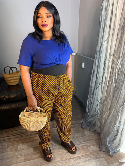 Pantalon Wax Mixte motifs : Écailles