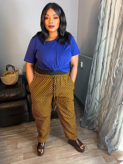 Pantalon Wax Mixte motifs : Écailles