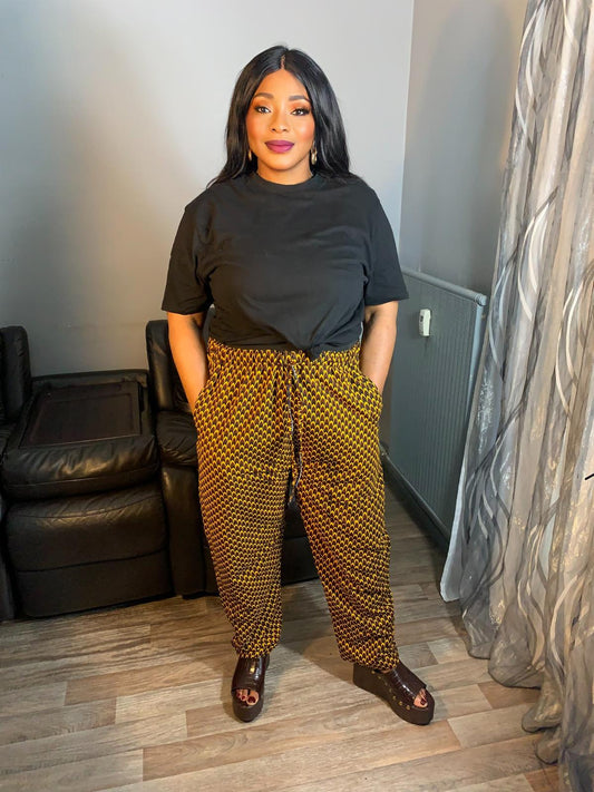 Pantalon Wax Mixte motifs : Écailles