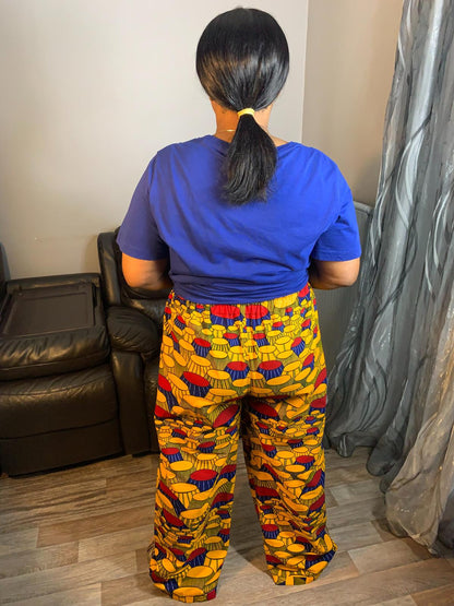 Pantalon Wax Tailleur Mixte motifs : King's Chai