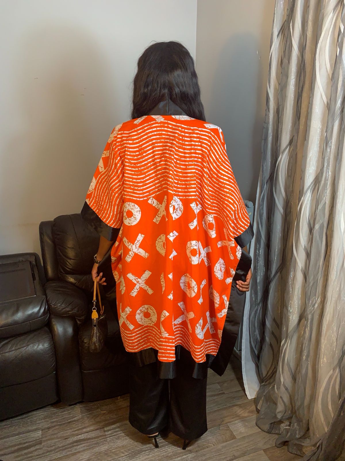 Petit Kimono Court Femme Wax Et Duchesse Wax OX
