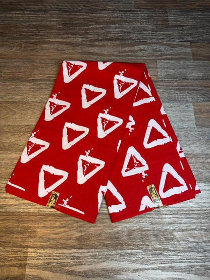 Tissus Wax Africain Ankara , Wax  Era Culture L'original 1 à 6 yards Bordeaux Blanc 100% Coton Tendance