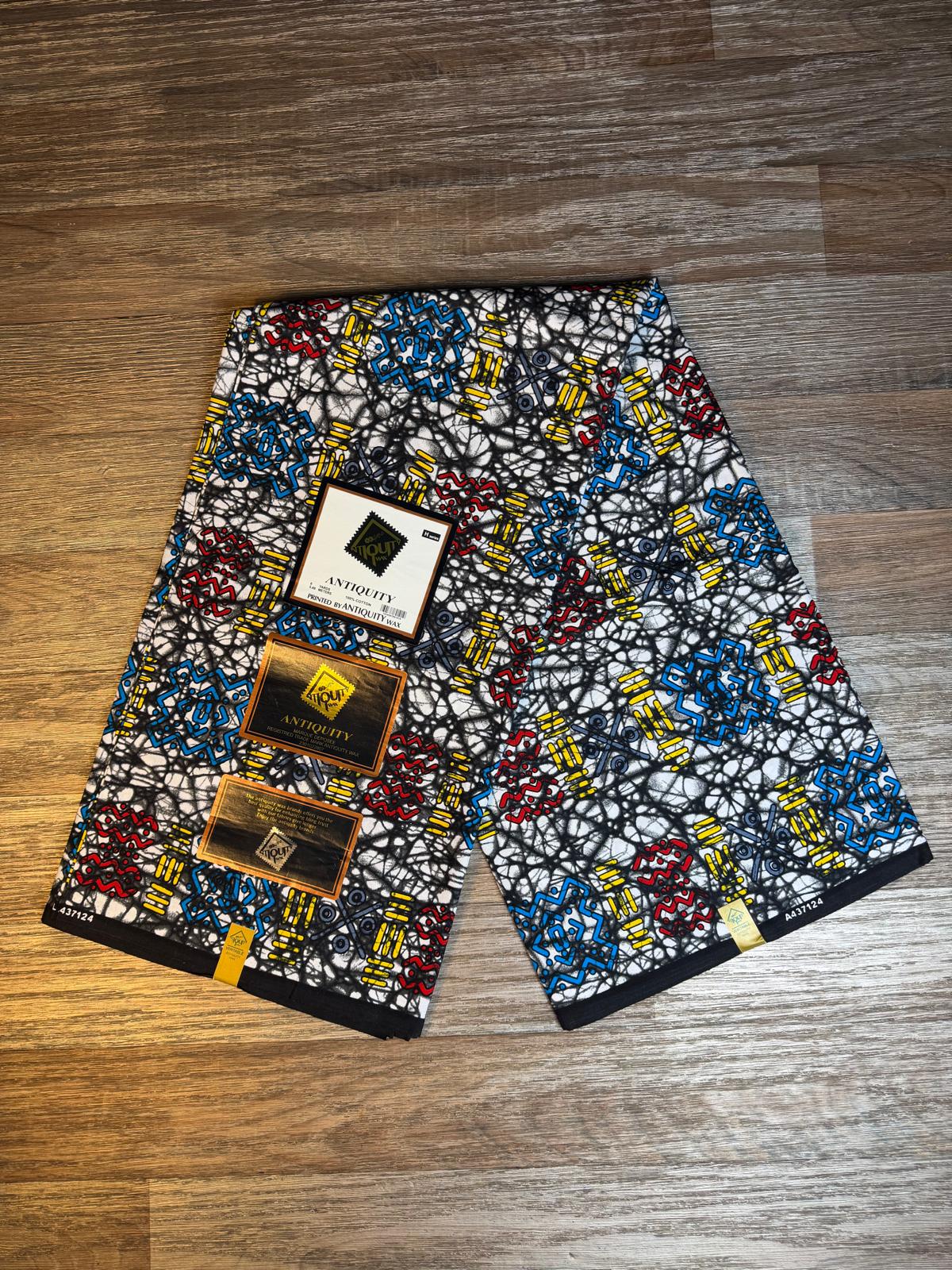 Tissus Wax Africain  Ankara Wax   Antiquity 1 à 6 yards 100% Coton