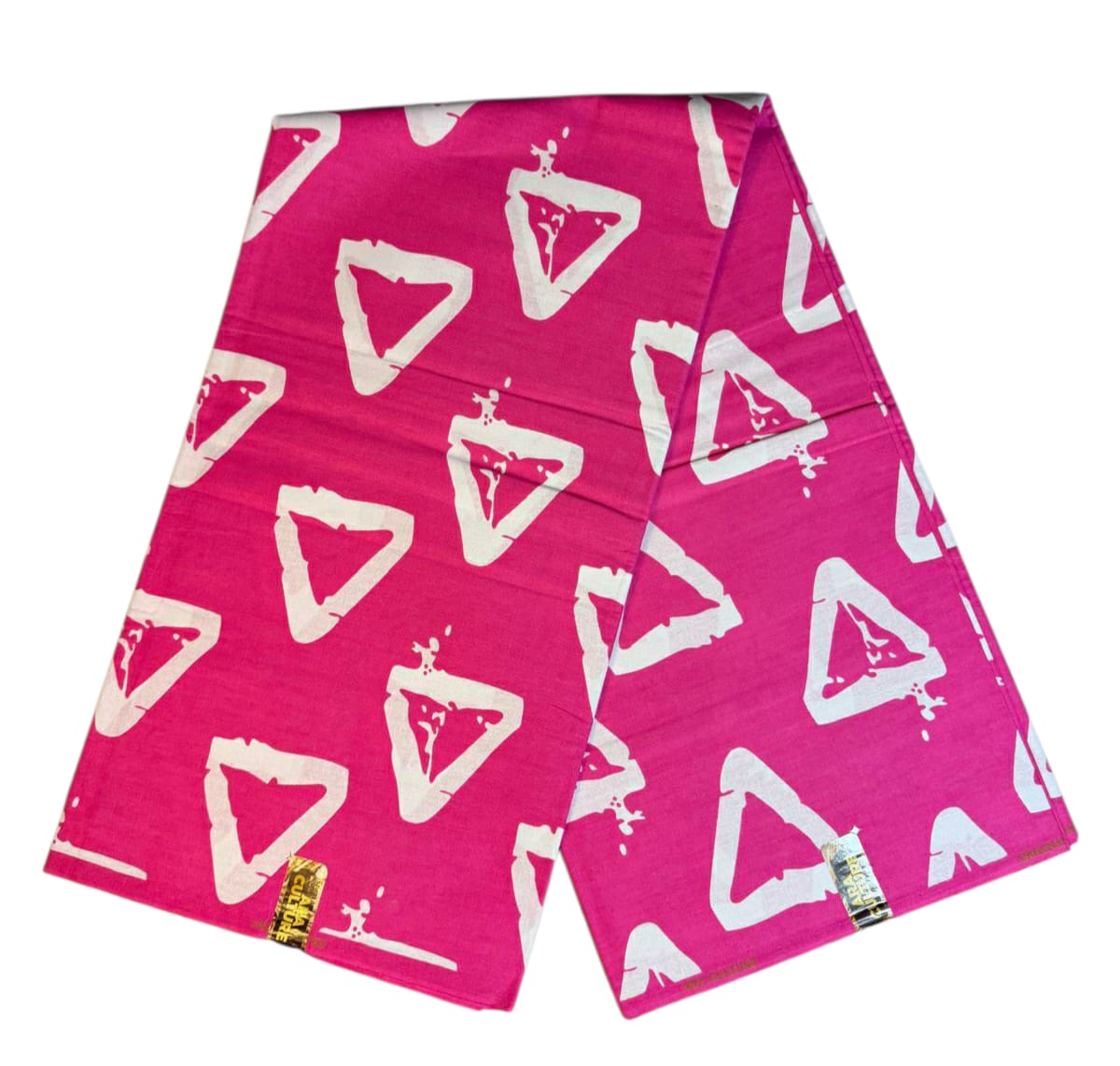 Tissus Wax Africain  Ankara , Wax Era Culture L'original 1 à 6 yards Rose Blanc 100% Coton Tendance